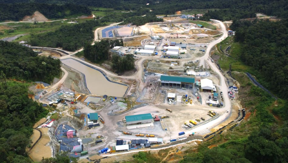 Aerial Image of Fruta del Norte Mine in Development
