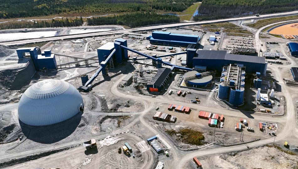 Aerial Image of Greenstone Mine in Development