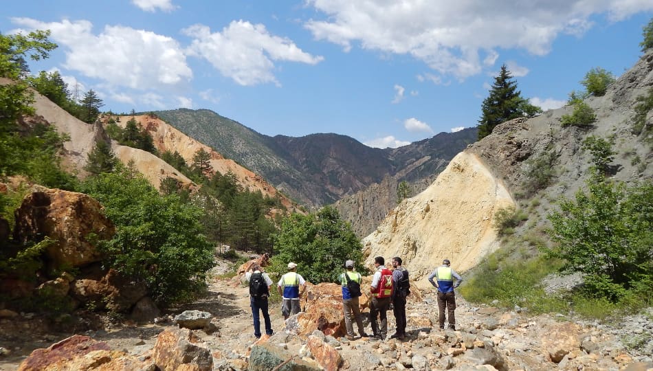 Image of Technical Team Looking Ahead at Hod Maden Mine Development Site