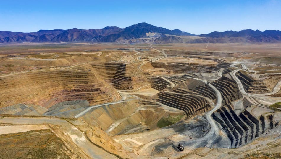 Aerial Image of Robertson Open Mine Pit in Development